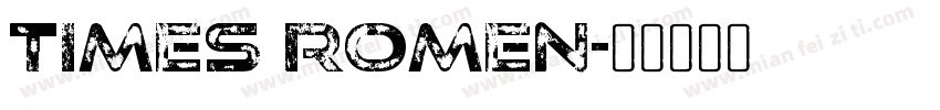 times romen字体转换